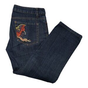 FARLOW Dark Wash Denim Jeans Faith Love Peace Size 3